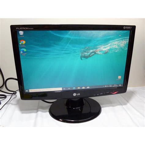 Monitor Para Computador Pc Lg 19 Pol W1943c Cabos Shopee Brasil