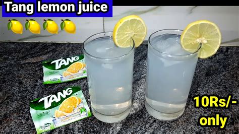 Tang Lemon Juicetangtang Drinktang Juicelemon Juicesummer Drinks