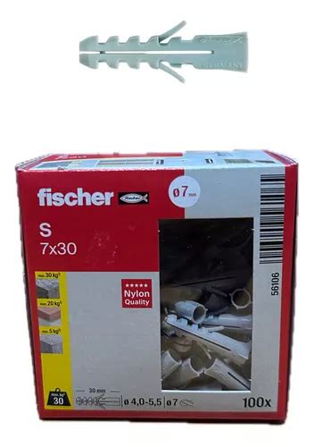 Taquete Plastico Fischer S Nylon Pzs