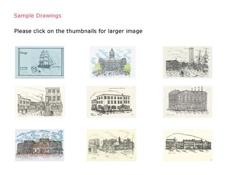 sample drawings