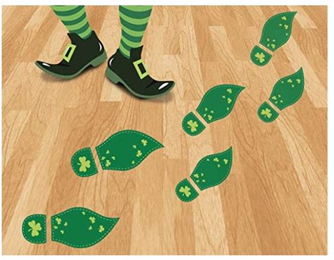 Leprechaun Footprints Decoration A Thrifty Mom