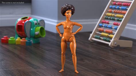 Nude Barbie Dolls Collection Model Turbosquid