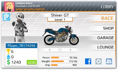 Drag Racing Bike Edition Download, Screenshots