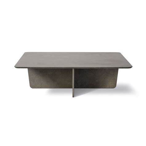 Fredericia Furniture Tableau Stone Square Coffee Table In Gray Size