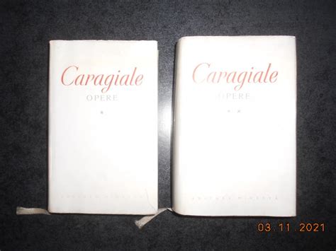 ION LUCA CARAGIALE OPERE 2 Volume Editie Bibliofila Hartie Velina