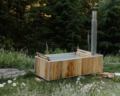 This Wood Burning Hot Tub By Goodland Celebrates The Experience Of Nature