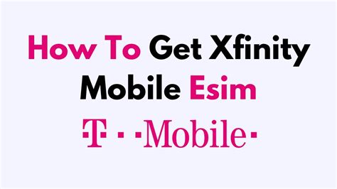 How To Get Xfinity Mobile Esim Youtube