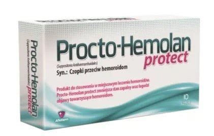 Procto Hemolan Protect 10 czopków Polskimarket nl