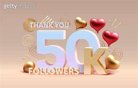 Thank You K Followers Peoples Online Social Group Happy Banner