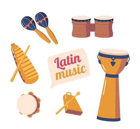 Premium Vector Latin American Musical Instruments Vibrant And