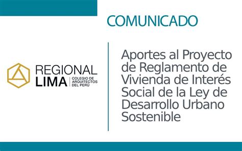 Tu Aporte Es Importante Proyecto De Reglamento De Vivienda De Interés