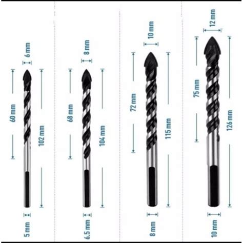Jual Mata Bor Untuk Keramik Beton Kaca Granit Mata Bor Bentuk Tombak
