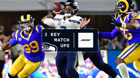 2020 Week 10 Key Matchups Seahawks At Rams