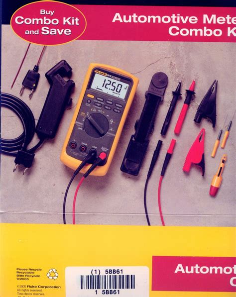 Fluke V A Kit Automotive Meter Combo Kit Fluke Meter Discount