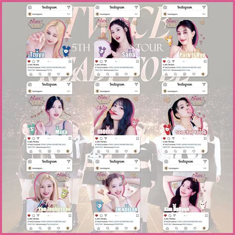Kpop Twice Lbum Lomo Card Park Ji Hyo Im Nayeon Momo Tzuyu Mina Sesi N