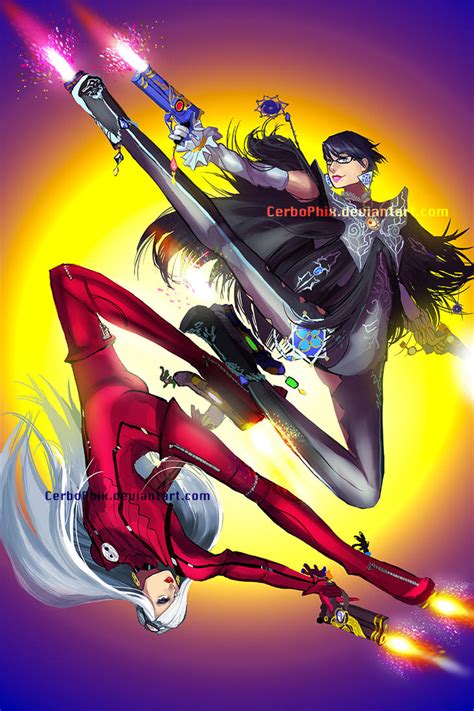 ! BAYONETTA + JEANNE ! by BoraDraws on DeviantArt