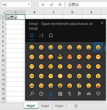 Como Incluir Emojis En Excel Practica Y Aprende