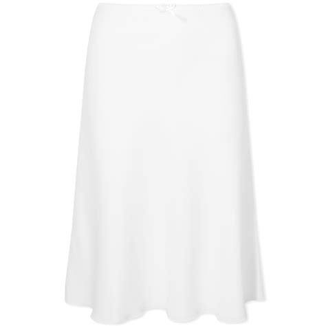 Danielle Guizio Paloma Skirt White End