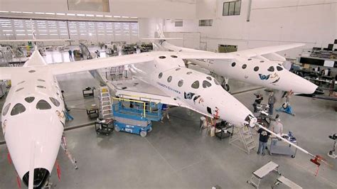 Richard Branson Boards Virgin Galactic Rocket Plane For High Altitude