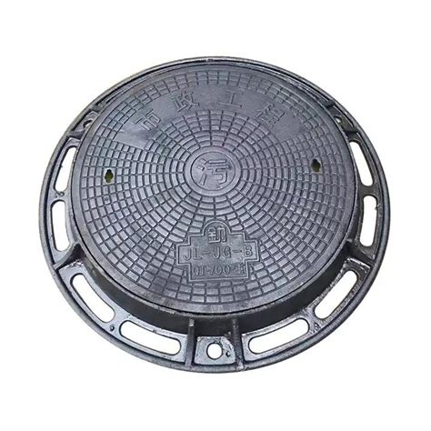 Ductile Iron Manhole Cover Heavy Duty Round Rain And Sewage Manhole