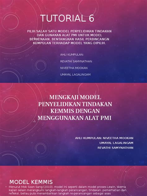 Mengkaji Model Penyelidikan Tindakan Kemmis Dengan Menggunakan Alat Pdf