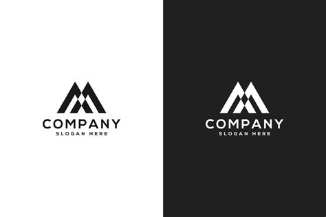 Logo M Initial Letter Design Template Graphic By Dunia Creative