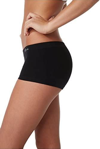 Boody Organic Bamboo EcoWear Women S BoyLeg Briefs Black Small Medium