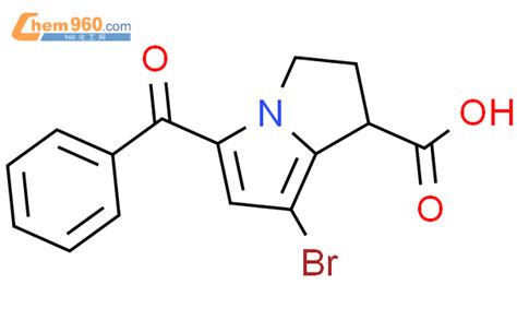 84023 60 9 1H Pyrrolizine 1 Carboxylic Acid 5 Benzoyl 7 Bromo 2 3