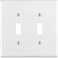 Leviton W Gang Toggle Duplex Device Combination Wallplate