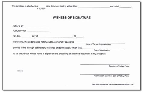 Notary Signature Example