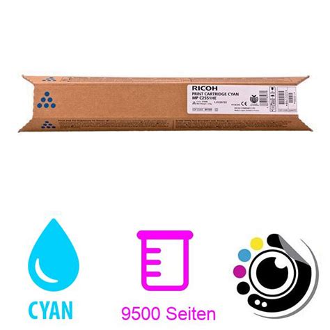 Toner Original Ricoh Aficio MP C2051 MP C2551 Cyan 842064 841505