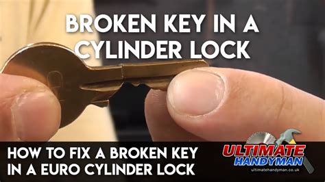 How To Fix A Broken Key In A Euro Cylinder Lock Youtube