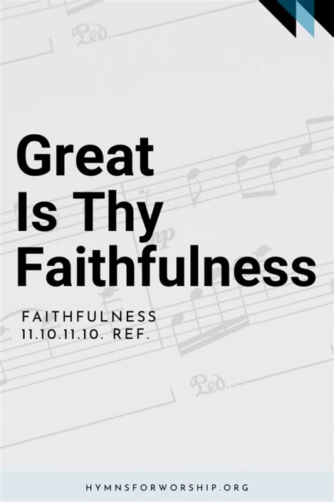 Sdah 100 Great Is Thy Faithfulness Hymns For Worship