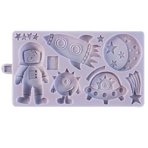 Compra online Molde Silicona Fondant de diseño Space Area Gourmet