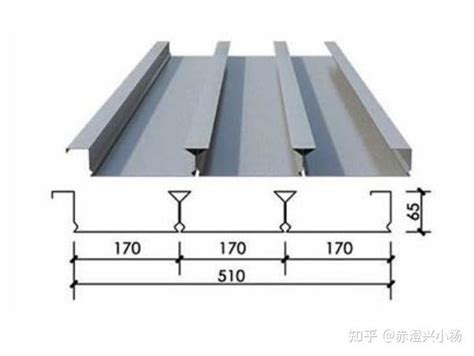Yxb65 170 510型闭口楼承板 钢结构压型钢板 Q235bq355b热镀锌钢承板075mm 15mm 知乎