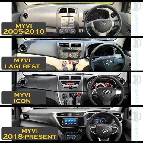 Dashboard Cover Dashmat Perodua Myvi Ativa Axia Alza Aruz Bezza Viva