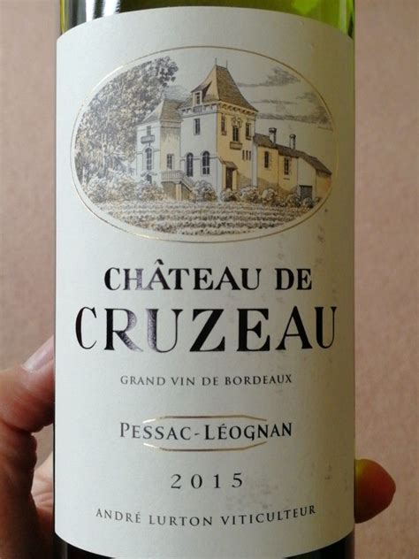 Ch Teau De Cruzeau Blanc France Bordeaux Graves Pessac L Ognan