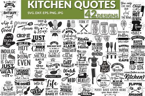 Kitchen Svg Bundle Baking Svg Cooking Svg Chef Svg Hand Lettered