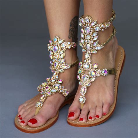 Atlantic City Mystique Jeweled Gladiator Sandal Mystique Sandals