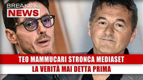 Teo Mammucari Stronca Mediaset La Verità Mai Detta Prima