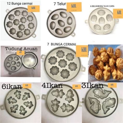 Tebal Acuan Bahulu Aluminium Mould Bahulu Kuih Cara Acuan Kuih