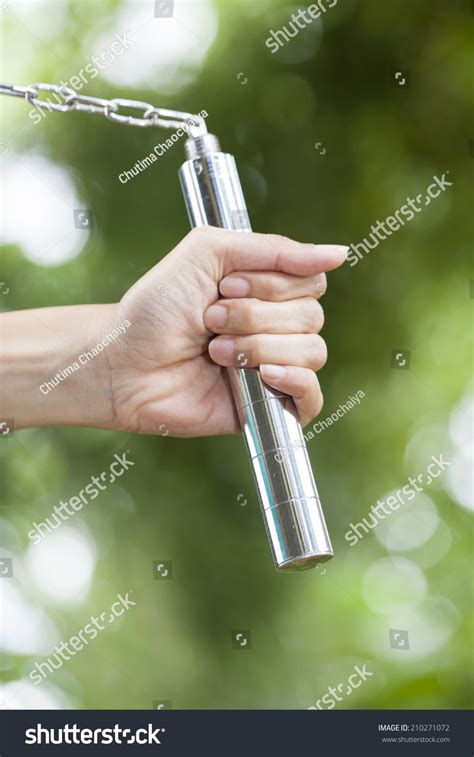 Women Hand Holding Nunchaku Stock Photo Shutterstock