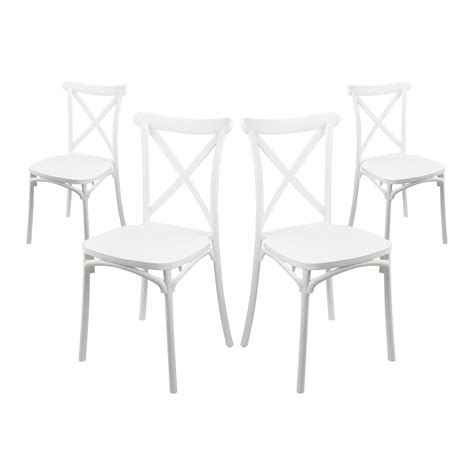 Pack Chaises Restauration Empilables Charlotte X X Cm House