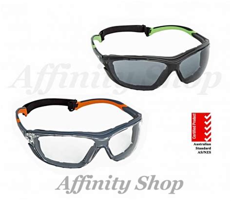 Force360 Neoguard Safety Specs Clear Smoke Dust Guard Affinity Shop