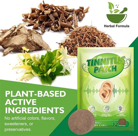 Tinnitus Relief Patches Natural Herbal Formula For Ringing Ears