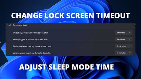 Disable Screen Sleep Windows 11 ️