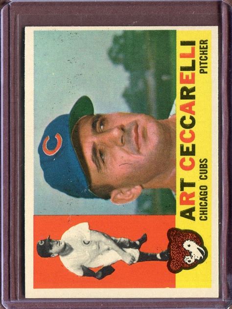 Topps Art Ceccarelli Nm D Ebay