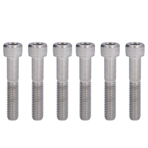 10pcs Cylindrical Head Caps Bolts A270 Stainless Steel Hex Socket