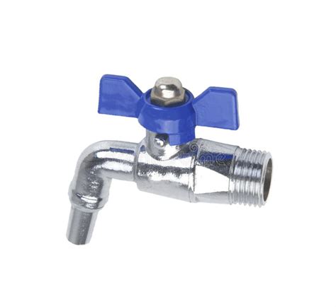 Metal or PVC Plastic Water Pipe Connection Valve, Plumbing. Stock Image ...