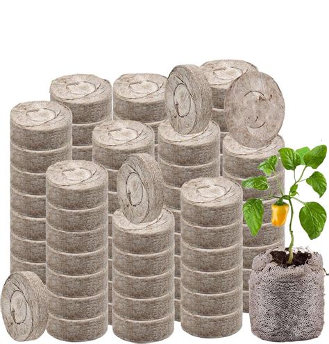 Pcs Peat Pellet Bexikou Mm Plant Pallet Seedling Soil Block Plant